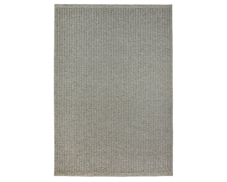 Tapis de salon gris tressé - Salgueiro rugs - Souffle d'Intérieur