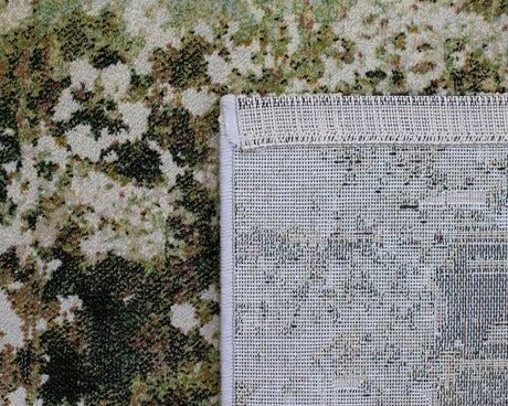 Tapis de chambre vert tacheté - Salgueiro rugs - Souffle d'Intérieur