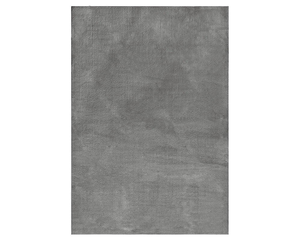 Tapis gris pour salon en microfibre - Salgueiro rugs - Souffle d'Intérieur