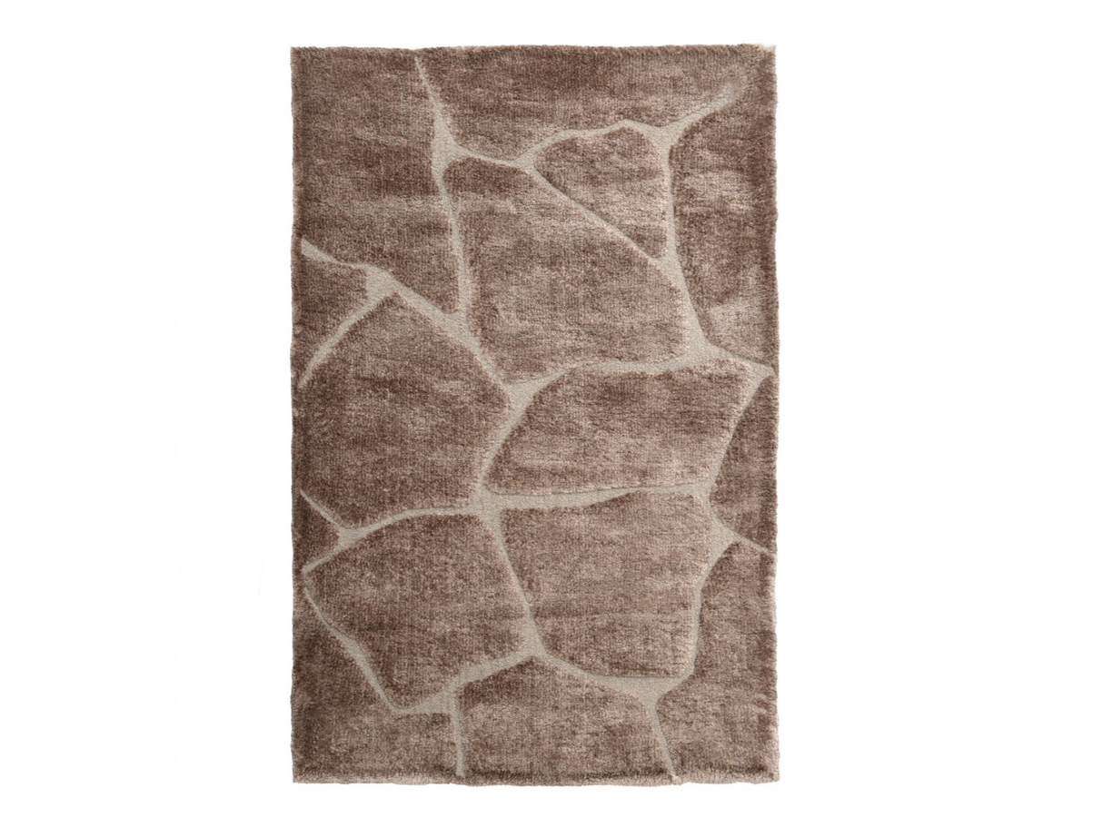 Thick brown living room rug - Mori