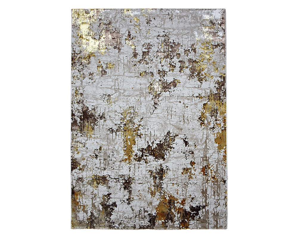 Tapis moderne salon bicolore - Salgueiro rugs - Souffle d'Intérieur