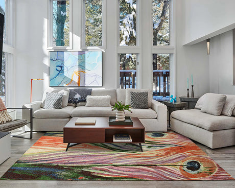 Tapis multicolore salon - Salgueiro rugs - Souffle d'Intérieur