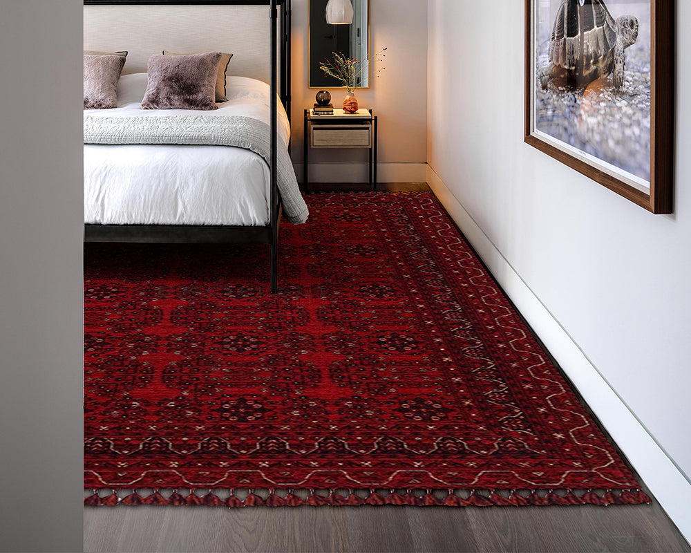 Tapis orient rouge - Salgueiro rugs - Souffle d'Intérieur