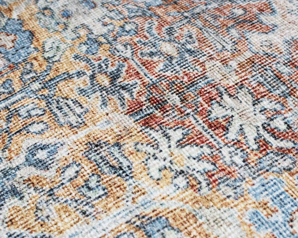 Tapis oriental bleuté - Salgueiro rugs - Souffle d'Intérieur