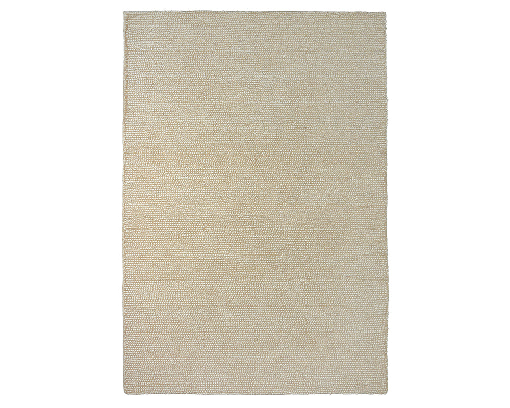 Tapis pour le salon unicolore beige - Salgueiro rugs - Souffle d'Intérieur