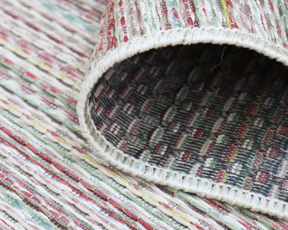 Tapis pour terrasse extérieur à rayure - Salgueiro rugs - Souffle d’Intérieur