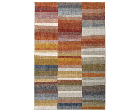 Tapis sous table couleur chaude - Salgueiro rugs - Souffle d'Intérieur