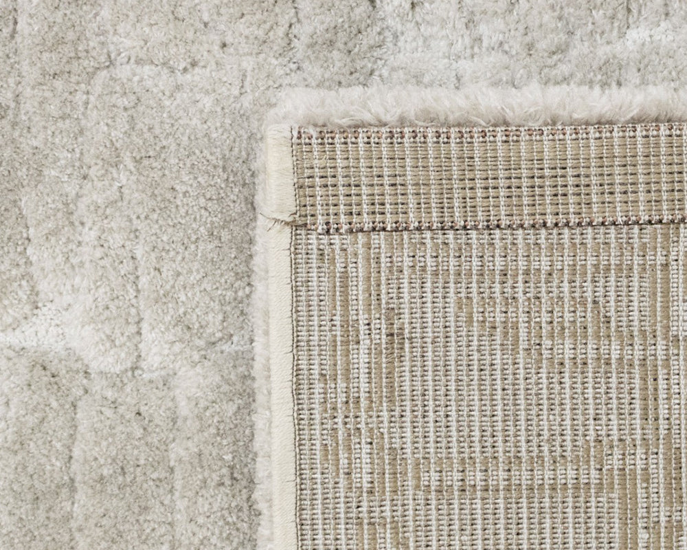 Tapis salon épais gris clair - Salgueiro rugs - Souffle d'Intérieur