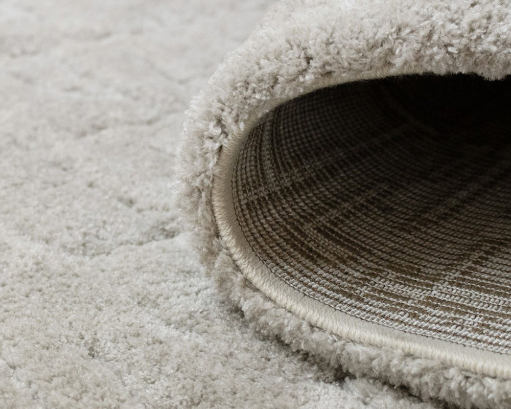 Tapis salon épais gris clair - Salgueiro rugs - Souffle d'Intérieur