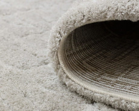 Tapis salon épais gris clair - Salgueiro rugs - Souffle d'Intérieur