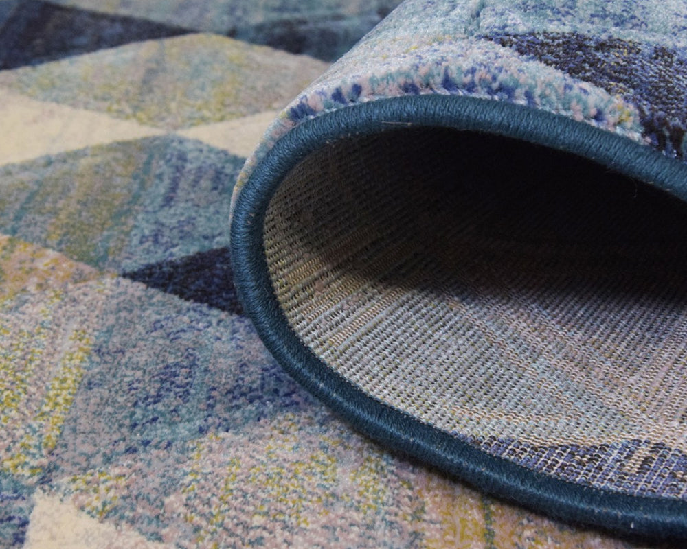 Tapis salon geometrique multicolore - Salgueiro rugs - Souffle d'Intérieur