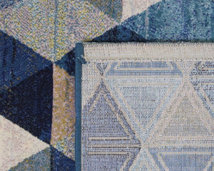 Tapis salon geometrique multicolore - Salgueiro rugs - Souffle d'Intérieur