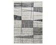 Tapis salon gris clair avec ligne noire - Salgueiro rugs - Souffle d’Intérieur