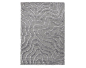 Tapis salon gris foncé épais - Salgueiro rugs - Souffle d'Intérieur