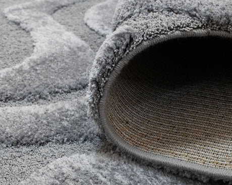 Tapis salon gris foncé épais - Salgueiro rugs - Souffle d'Intérieur