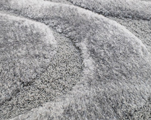Tapis salon gris foncé épais - Salgueiro rugs - Souffle d'Intérieur