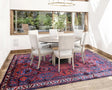 Tapis salon marocain Sultana en ambiance salon chaleureux et raffiné