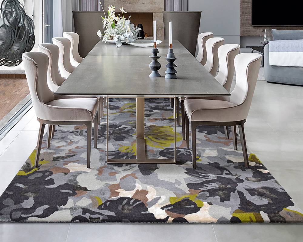 Tapis salon multicolore floral sobre - Salgueiro rugs - Souffle d'Intérieur
