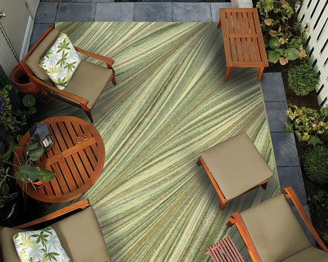 Tapis vert végétal - Salgueiro rugs - Souffle d’Intérieur