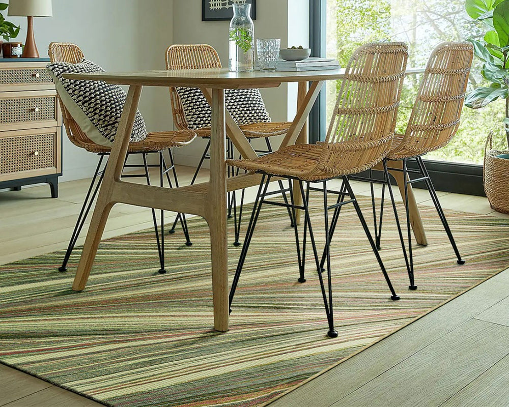 Tapis vert végétal - Salgueiro rugs - Souffle d’Intérieur