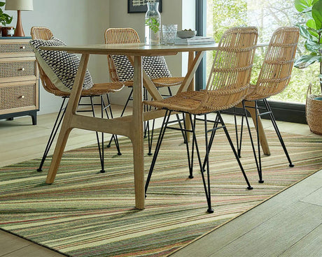 Tapis vert végétal - Salgueiro rugs - Souffle d’Intérieur