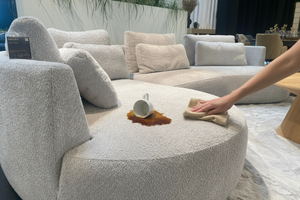 Traitement anti-tache - canapé Martine bouclette