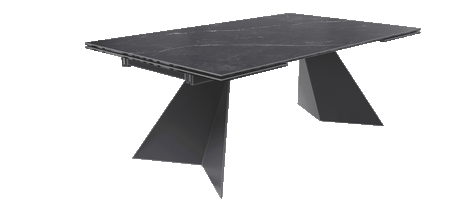Table marbre céramique extensible
