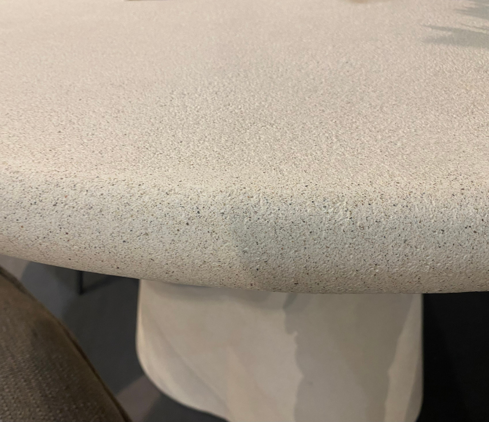 Détail plateau - Simo - MDF peint effet béton ciré