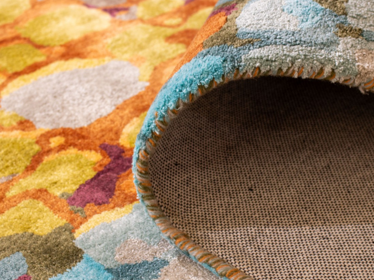 Tapis original salon multicolore vive - Chameleon