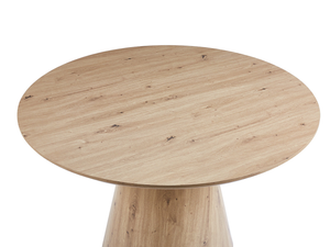 Table à manger ronde en bois clair - Tiguan