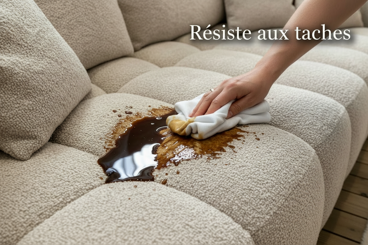 Zoom traitement anti-tache