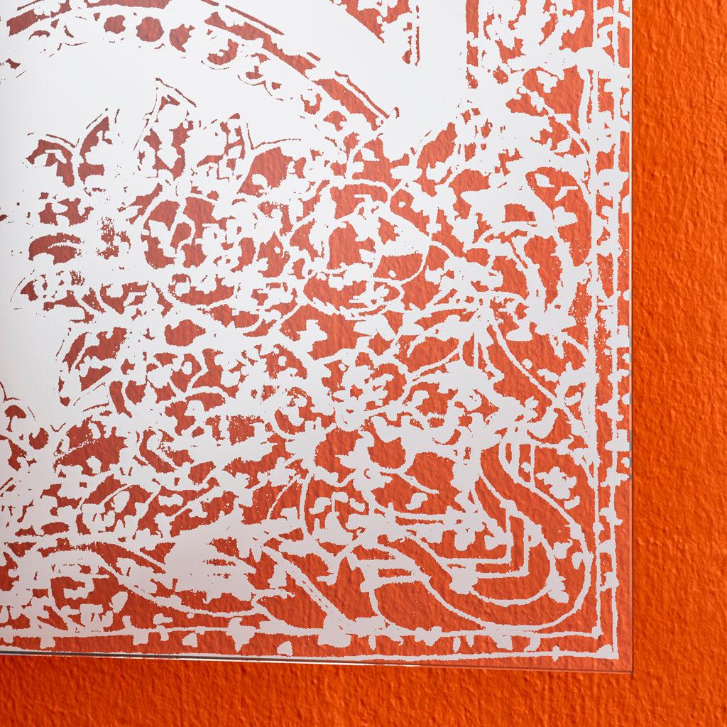 Détail miroir mural – Olivier – décoration à motif