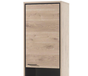 Buffet haut bois clair colonne design pieds métal - Souffle d'intérieur