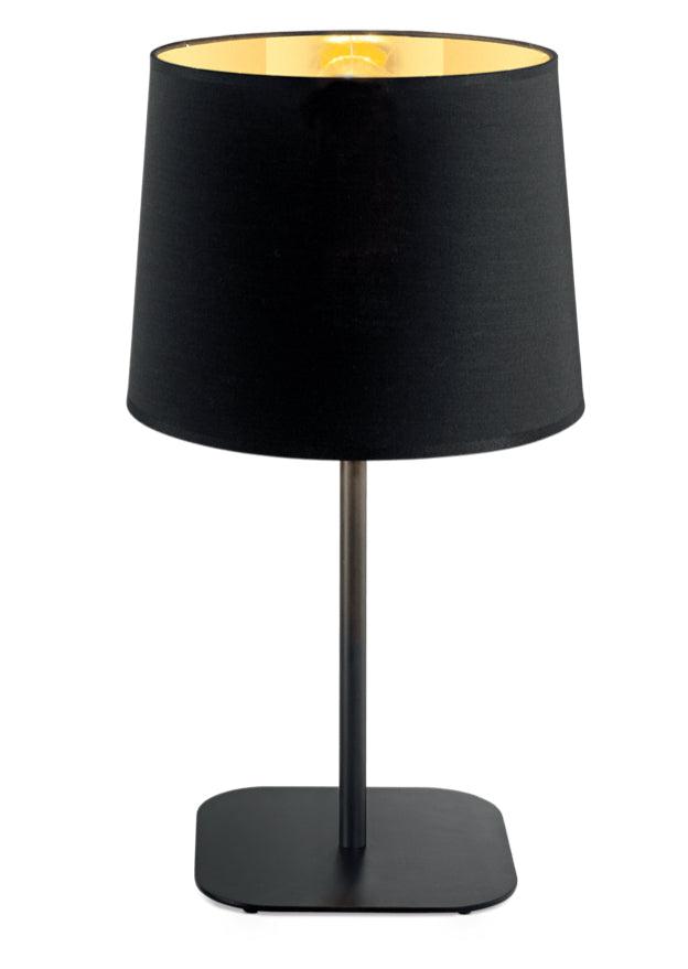 Lampe à poser design de table noir et doré -  SOUFFLE D'intérieur