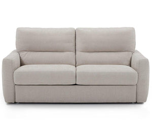 Canapé convertible beige 3 places Rita – vue de face