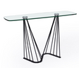 Console d'entrée en verre transparent design  - Souffle d'intérieur