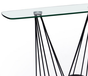 Console d'entrée en verre transparent design  - Souffle d'intérieur