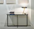 Console d'entrée contemporaine pieds métal noir - Souffle d'intérieur