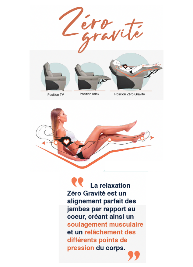 Fauteuil relaxation électrique tissu effet cuir gris - Calvin-Fauteuils-SOUFFLE D’INTÉRIEUR