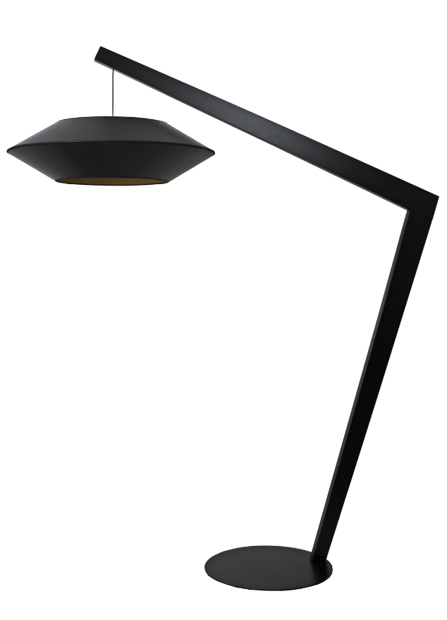 Lampadaire moderne entièrement noir - SOUFFLE D'intérieur - Souffle D' intérieur