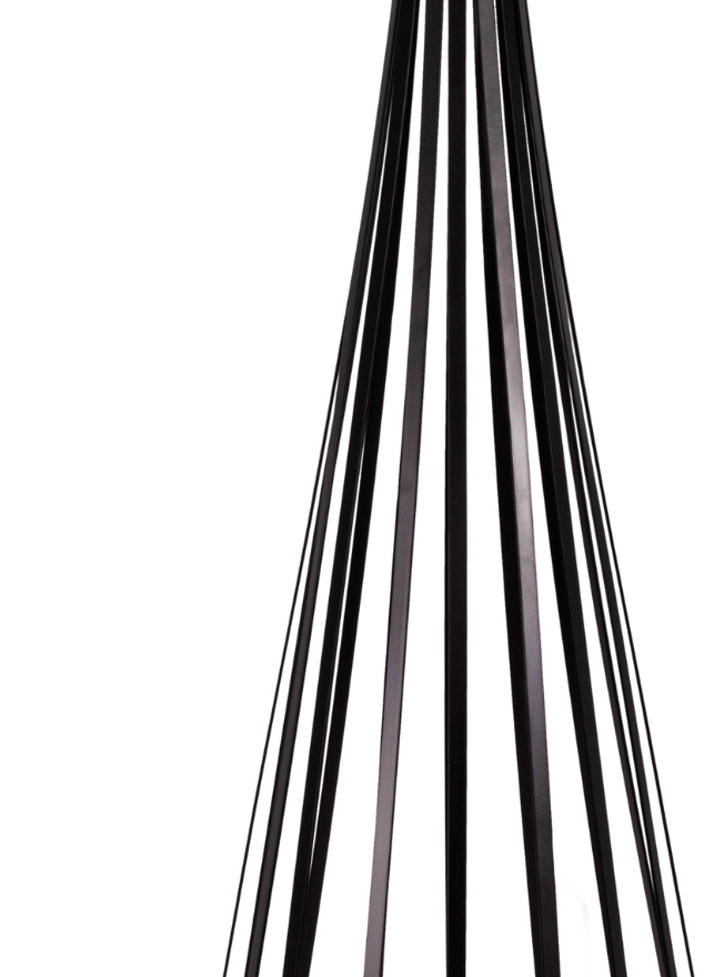 lampadaire de salon en métal noir mat - flamluce - Souffle d'intérieur