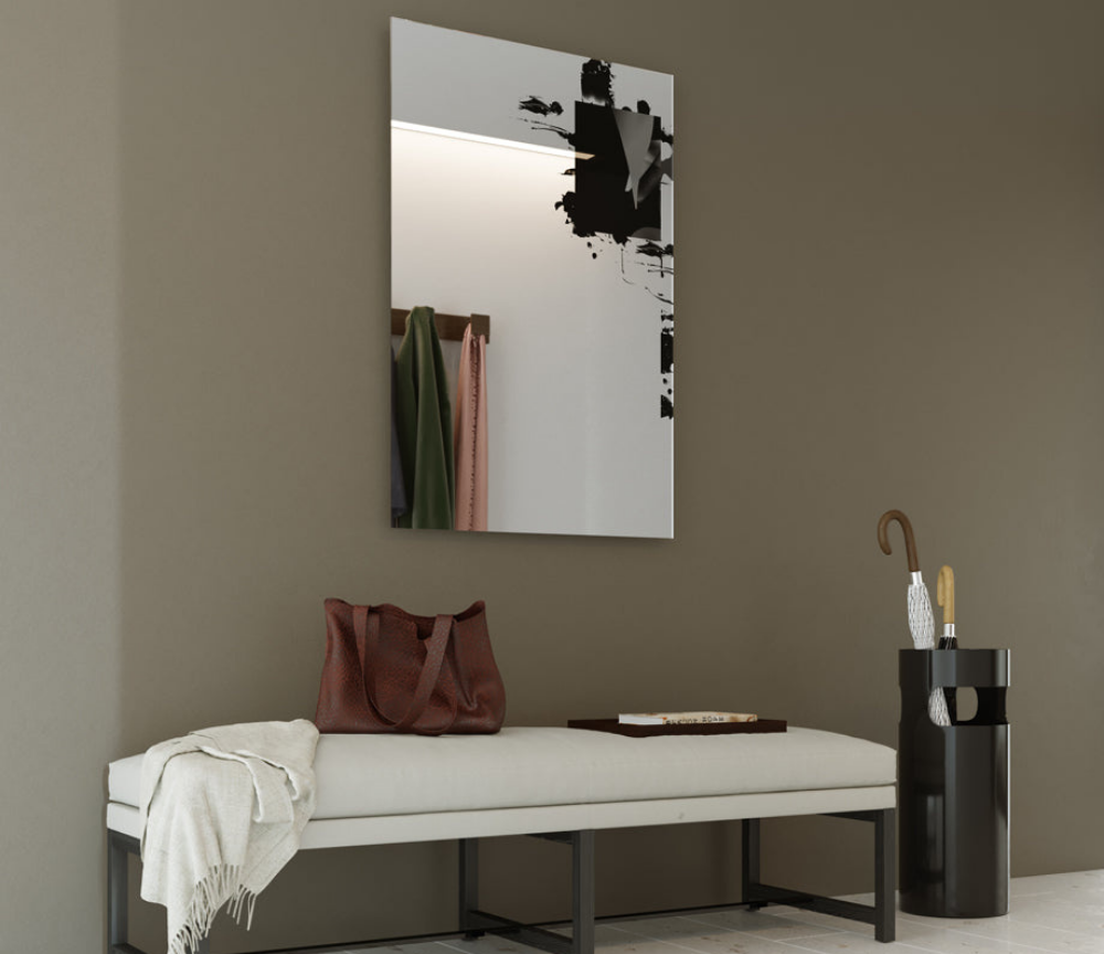 Miroir mural design moderne rectangulaire - SOUFFLE d'intérieur