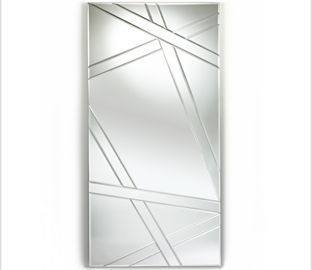 Miroir design mural moderne rectangulaire - Souffle d'intérieur