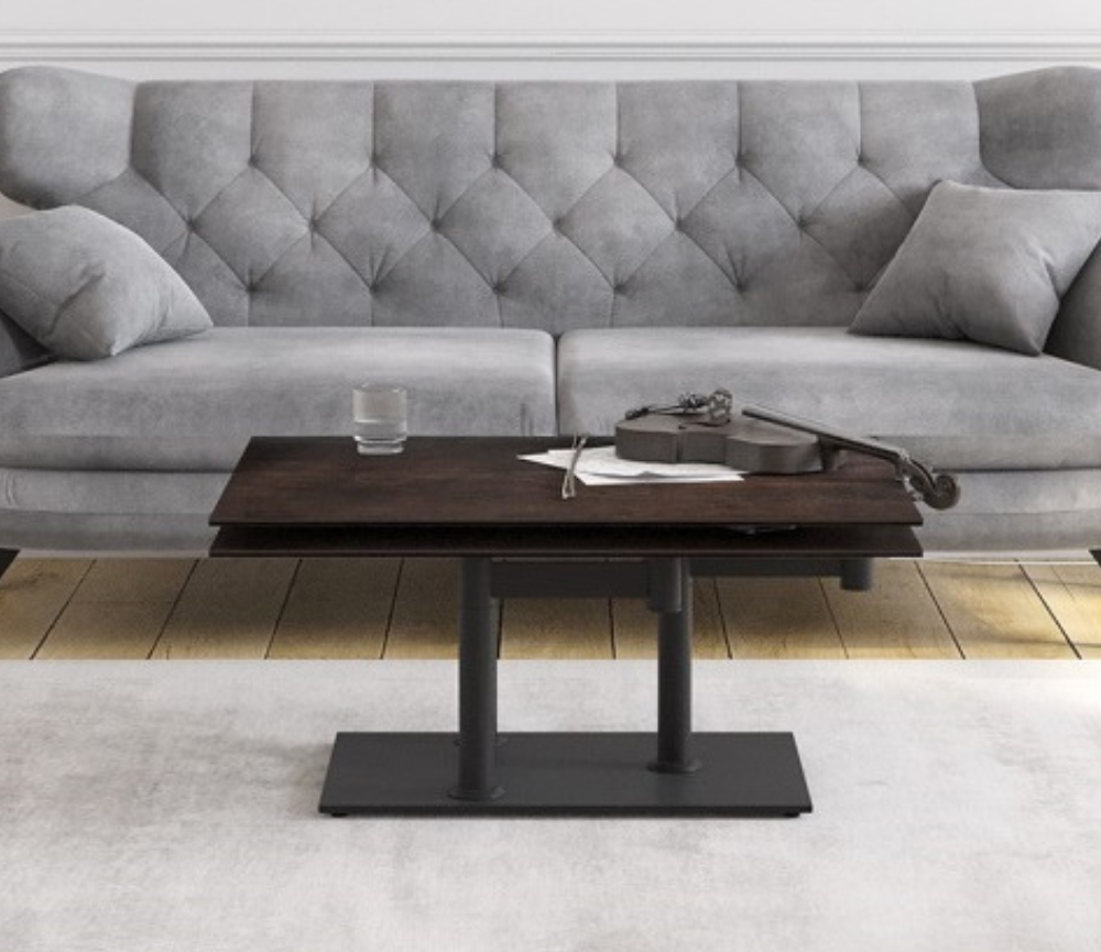 table basse céramique rectangulaire pivotante - Akante - souffle d'interieur