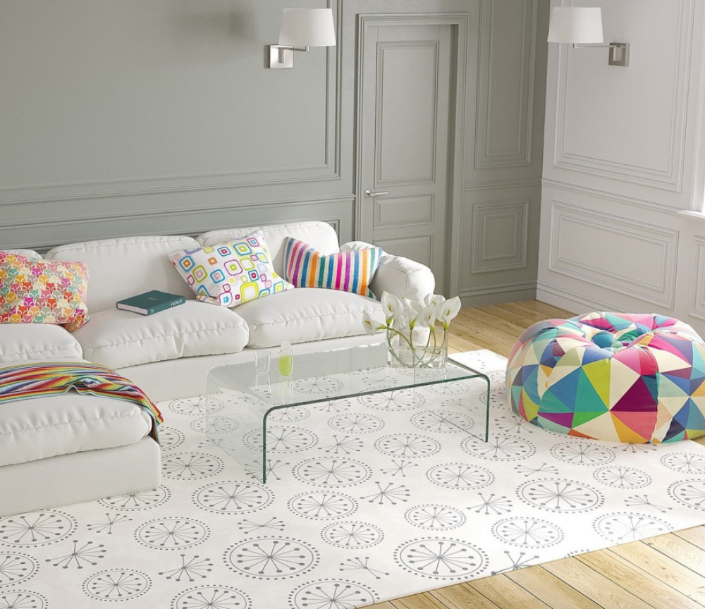  Table basse en verre transparent rectangulaire - Souffle d'intérieur