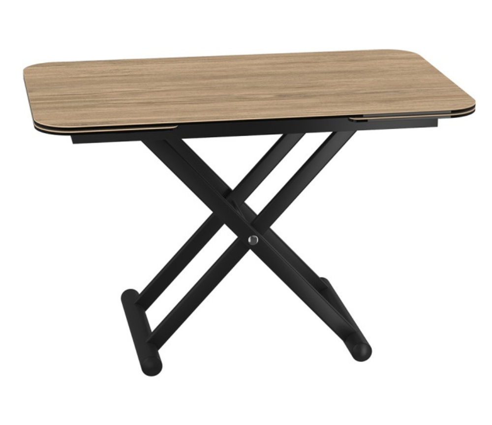 Table basse relevable extensible céramique bois design - Enola