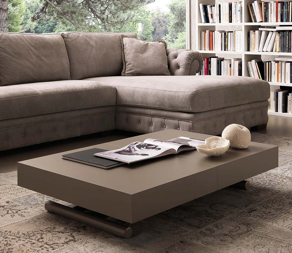 Table basse relevable extensible Levantelle - Design contemporain - Souffle  D'intérieur