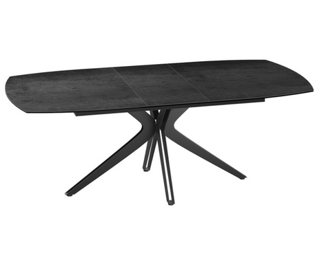 Table de repas en ceramique extensible titane de chez akante - Souffle d'intérieur