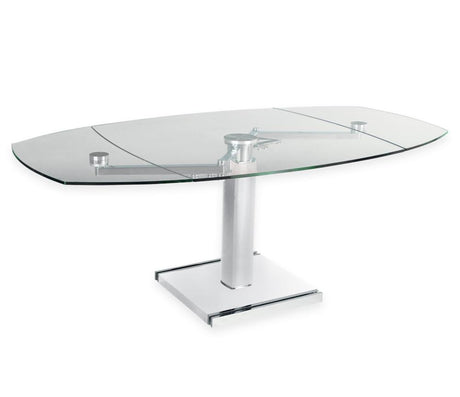 Table en verre extensible design de salle à manger - Eda concept - Souffle d'intérieur